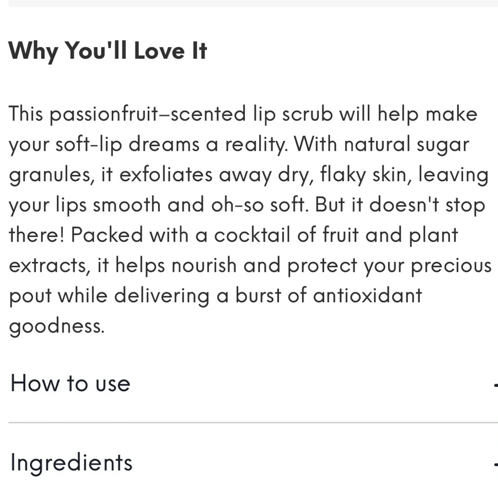 Aceology Passionfruit Refining Lip Scrub - Picture 4 of 6
